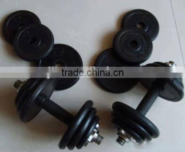 2015 hot sale deluxe rubber wholesale dumbbell for sale