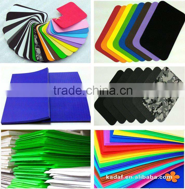 embossed customized size eva foam sheet insole material