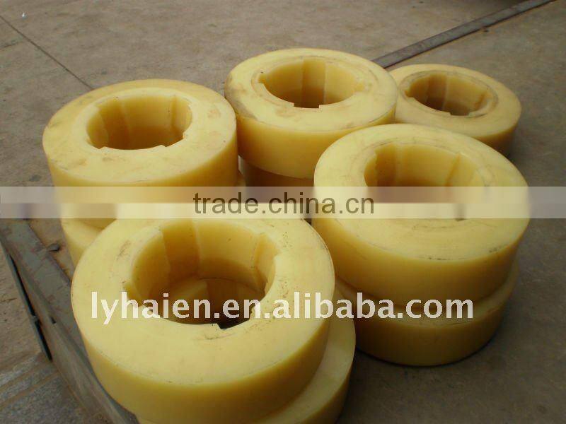 Polyurethane rubber rollers