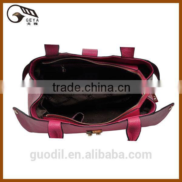 Guangzhou Factory Fashion ladies Leather cheap wholesale hobo handbags 2015