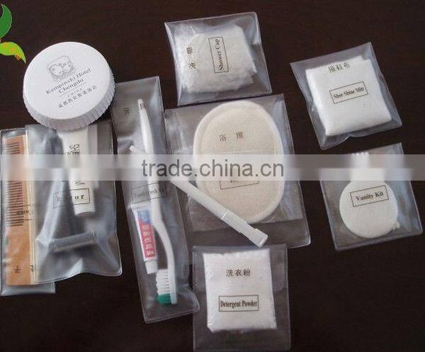 Hotel disposable supplies/amenities