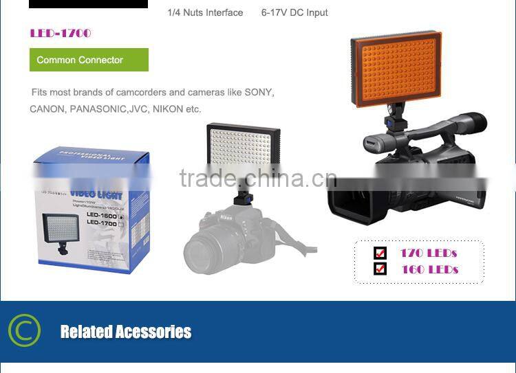 On-Camera LED Lights Camera Light for Photo Studio Manufacturers Suppliers in China