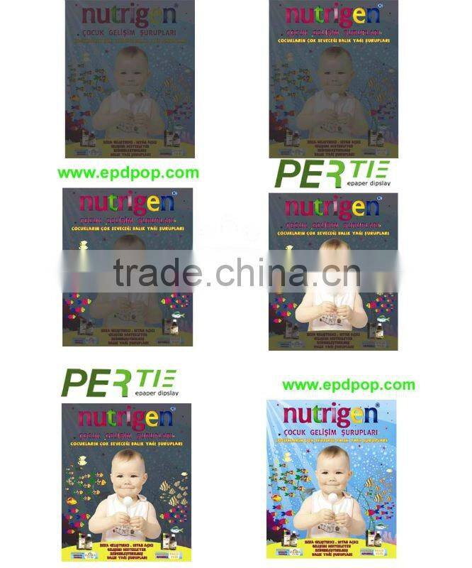 promotional cards advertising display stand -pop standee or billboard digital price tags