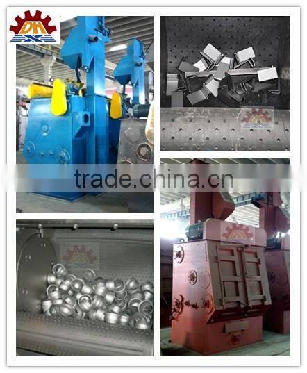 Q3210 rubber track shot blasting machine with automatic loading