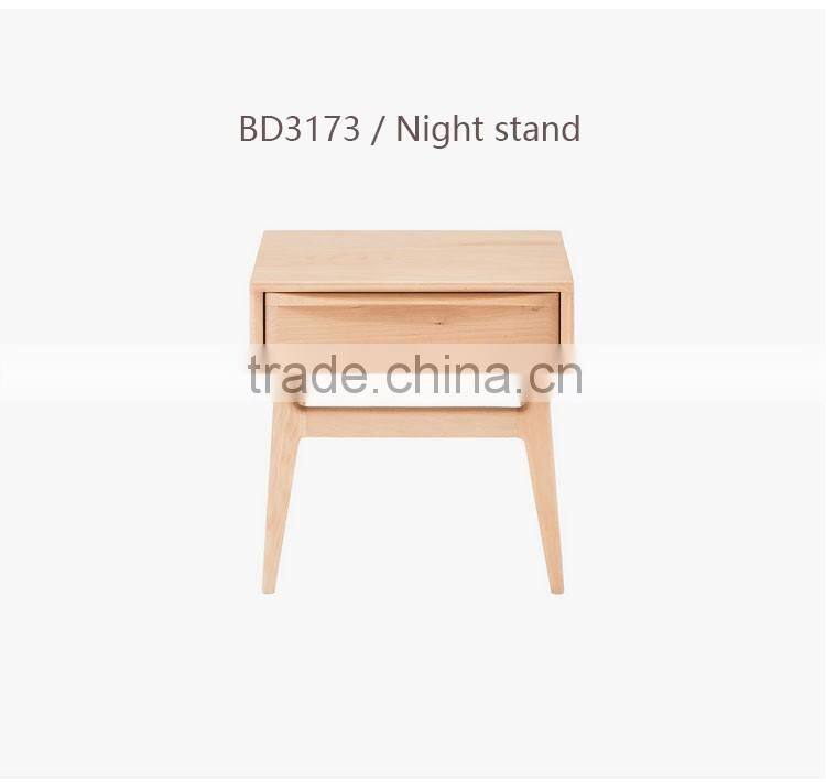 Best selling modern wood bedside simple bed table design