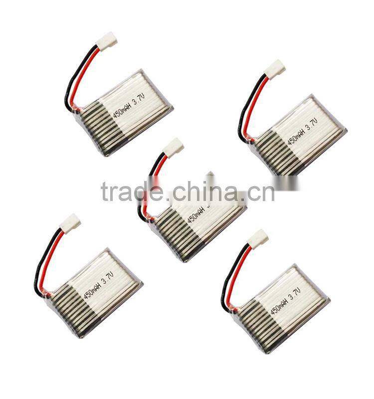 Powerful battery pack lipo battery 3.7v 450mah for RC Airplanes and RC Helis
