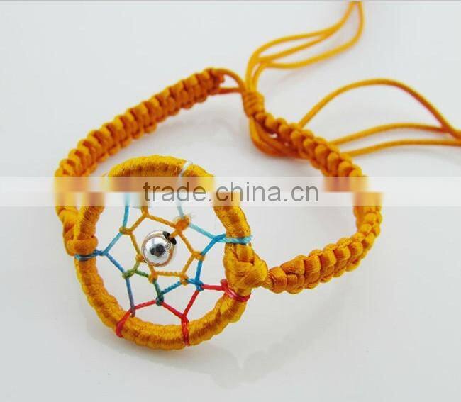 2016 New Arrival Peru colourful handmade dream catcher bracelets