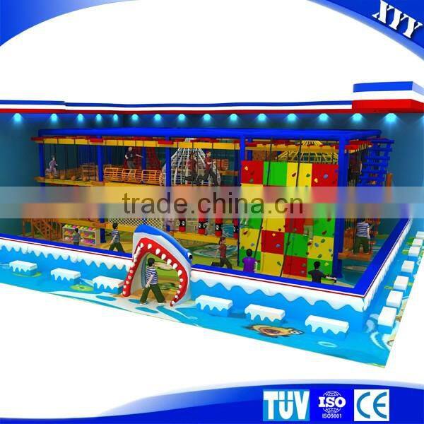 New children outdoor playground equipment high ropes course