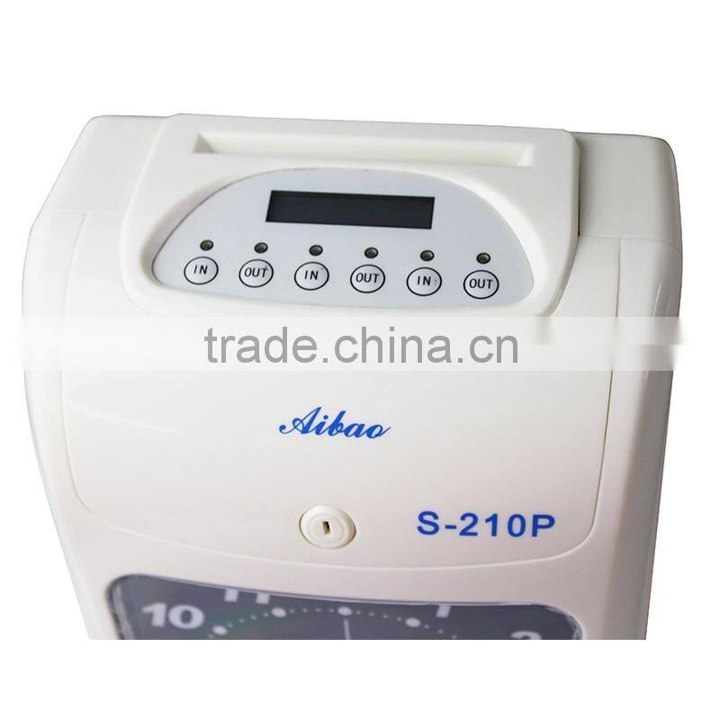 six colum time card punch machine