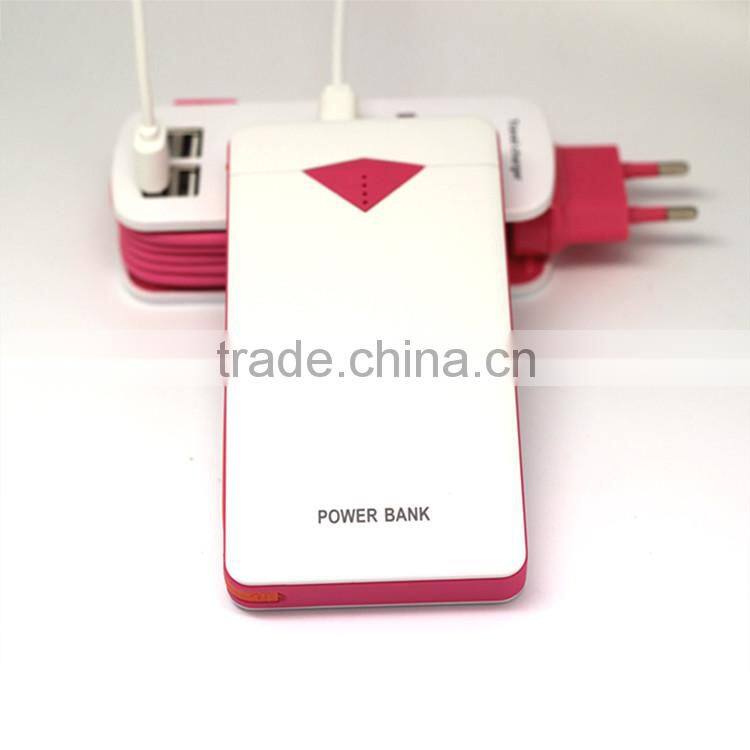 2016 New design universal smart usb 8000mah universal battery charger