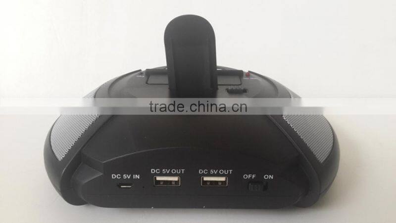 Bluetooth4.0 emergency call dual track high DB NFC speaker base