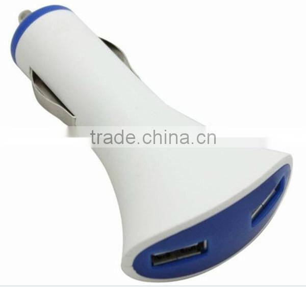 5V 2.1A fan shape design usb batteries charger for iphone 5