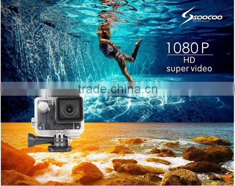 SOOCOO S33WS Build in Wifi Waterproof Actions Cameras Shockproof Full HD 1080P 150 Degree Super Wide-angle Mini