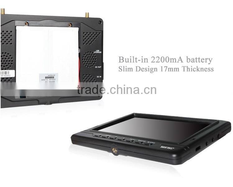 7 inch rc receiver lcd monitor video audio input 32ch 5.8g wireless professional drone