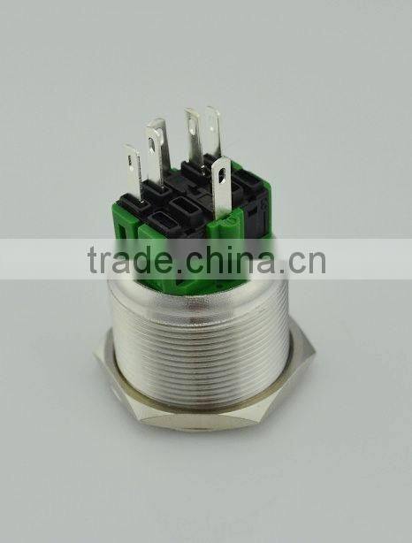 Illuminated Waterproof Push Button Switch L25(Dia.25mm) IP67