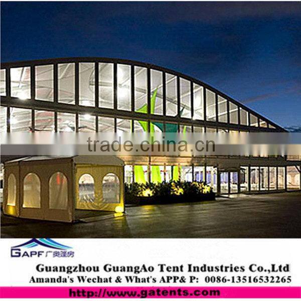 Latest Fashion high quality curved banquet tent