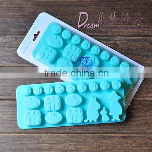 2016 donggguan tufeng eco-friendly food grade silicone ice cube with logo