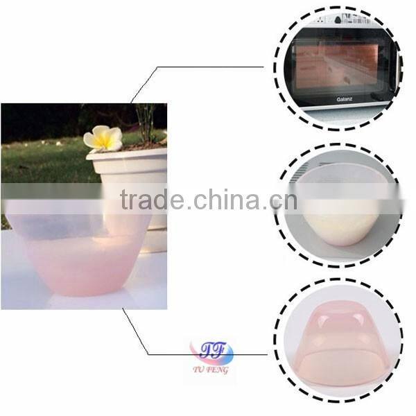 Food warmer silicone rubber foldable lunch box