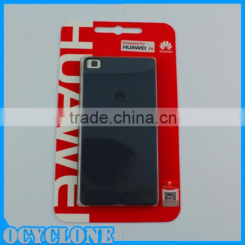 PC Villus Phone Case Back Cover Shockproof Bumper for Huawei P8