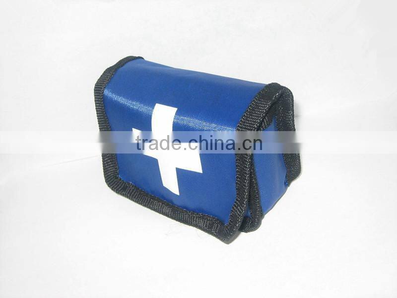 MK-FK25 Wholesale Blue Nylon Medical Waterproof Mini First aid Kit Bag with Accessories First Aid Box Emergency First Aid Kit