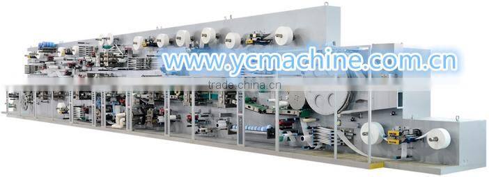 Full servo high speed new 2014 babies diapers machine