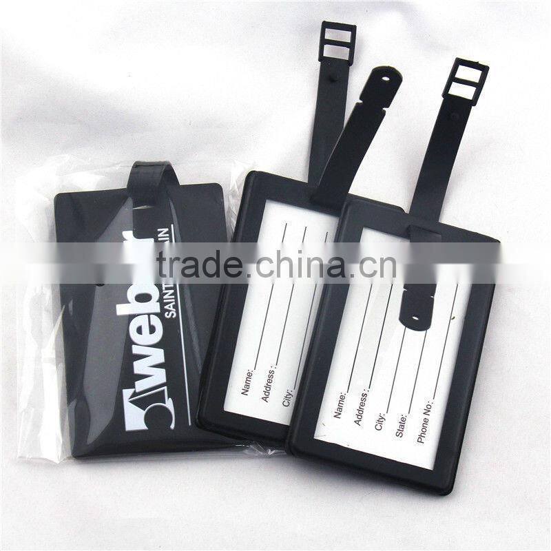 2014 eco-friendly high quality custom promotional business card size luggage tag