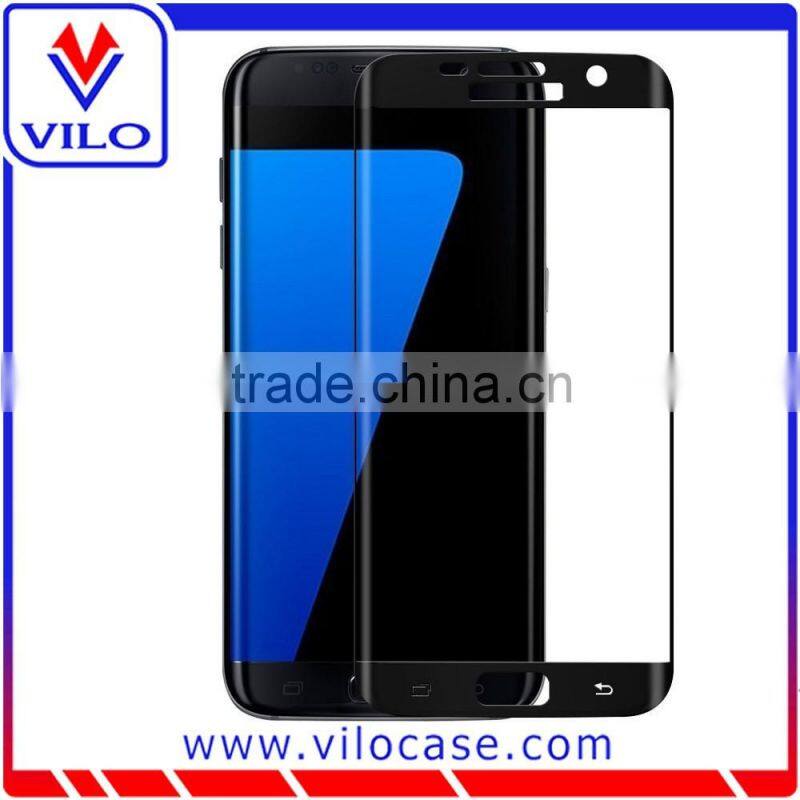 Full Screen Coverage For Samsung Galaxy S7 Edge Screen Protector, Bubble Free For Samsung Galaxy S7 Edge Tempered Glass