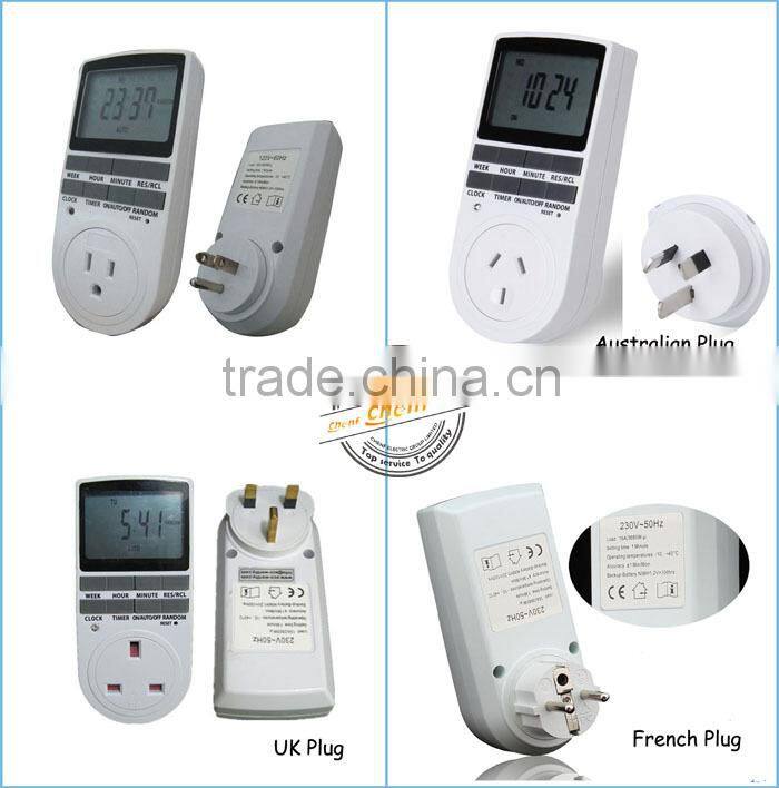 Newest Design 230V Digital 24h Timer Switch EU CF-TSEU