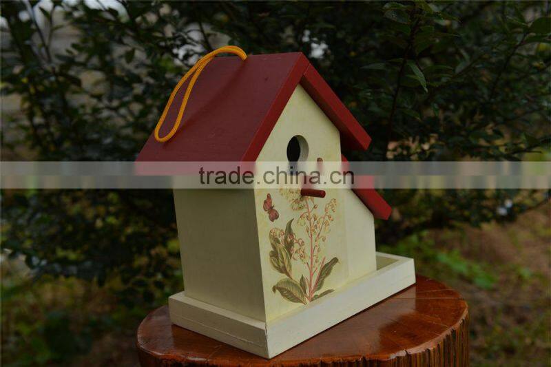 Unique Outdoor Garden Wooden Bird Feeder Wild Bird Feeder ,house,cage