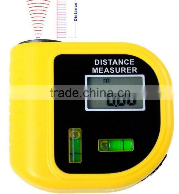 Digital Ultrasonic Distance Meter with Laser Pointer for Measuring Distance