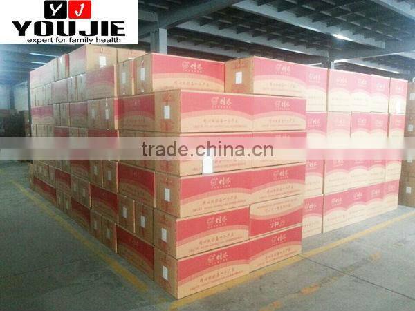 Blue inflatable leg support cushion