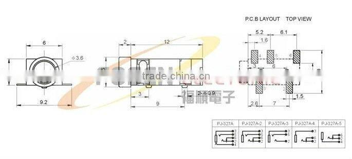 audio 3.5mm phone jack PJ30272