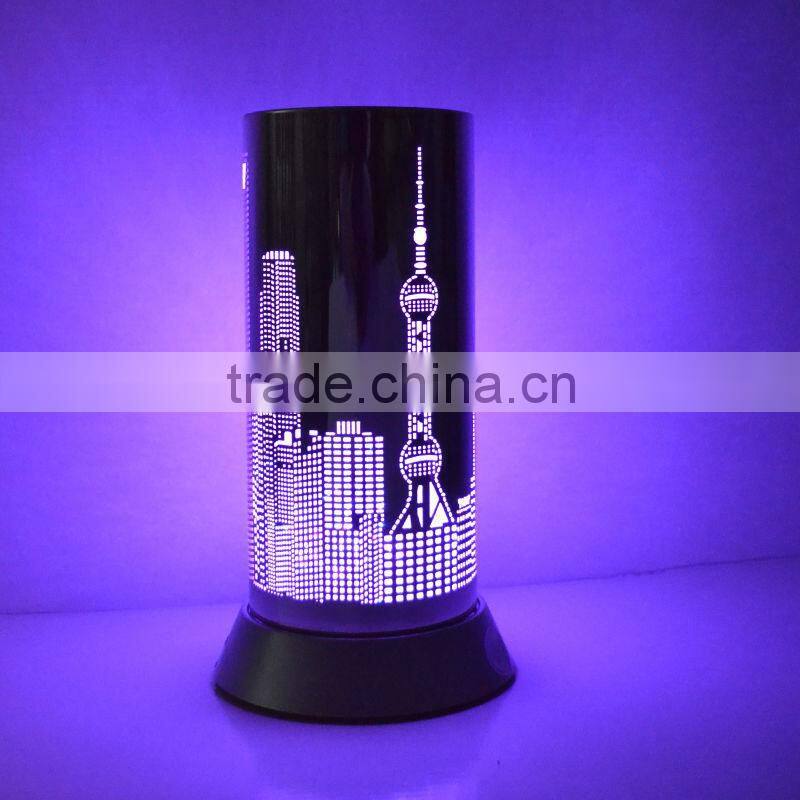 Battery Operated LED color changing touch light for decoration