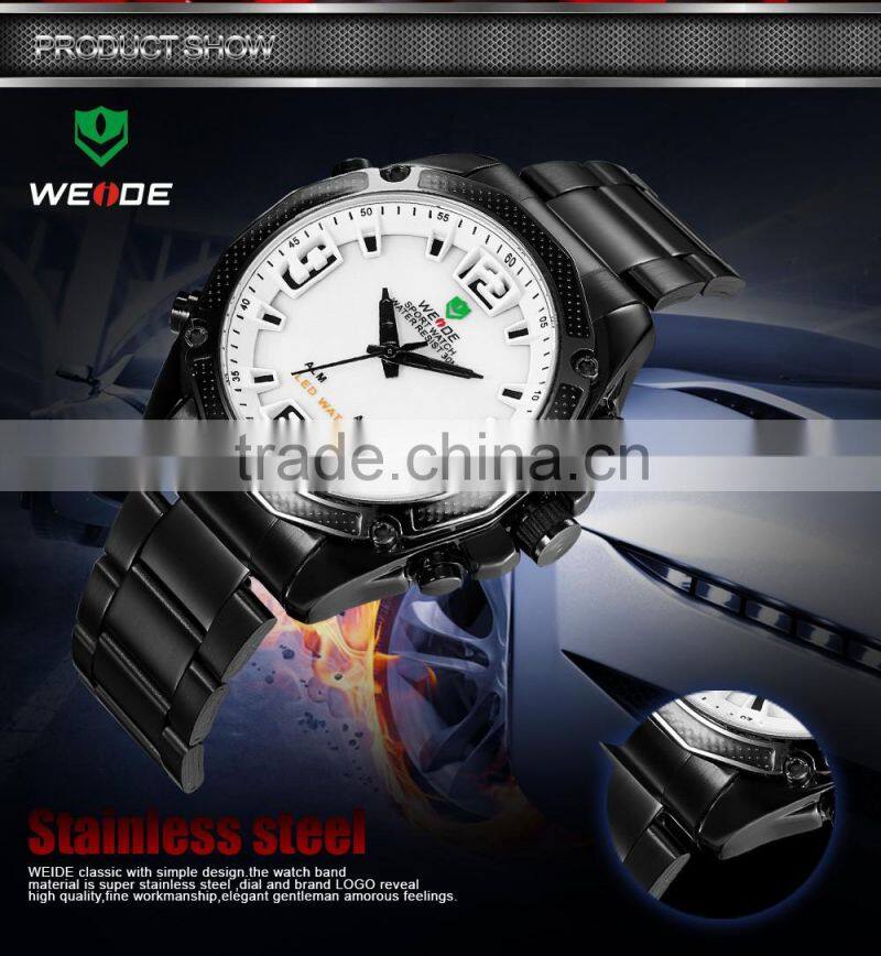 WEIDE Military trendy watches water resistant watch 30m description of Wrist watch Alarm LED large digital timer WH2306