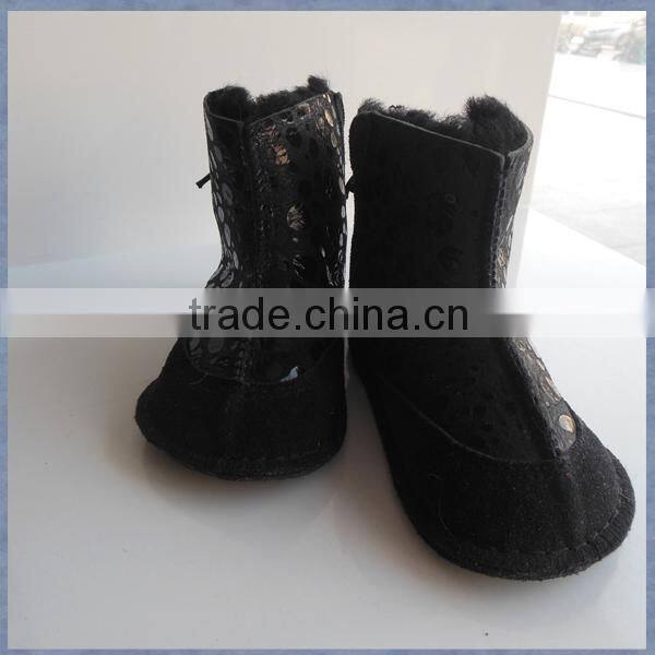 winter sheepskin lovely kids wholesale shoes