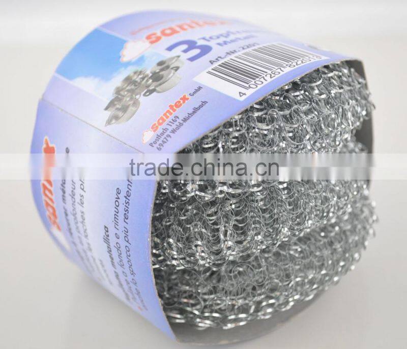 Galvanized metal scrubbers