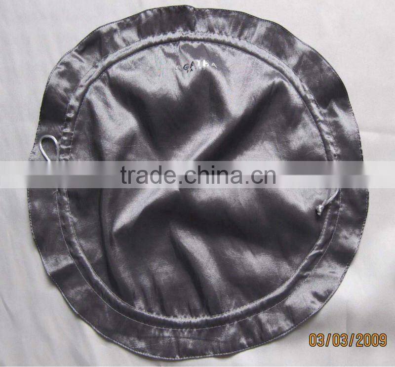 promotional satin mooncake pull up drawstring pouch bag