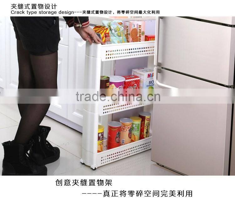 Plastic commodity shelf for storage