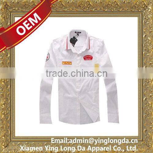 Most popular hot-sale combed cotton mens shirt