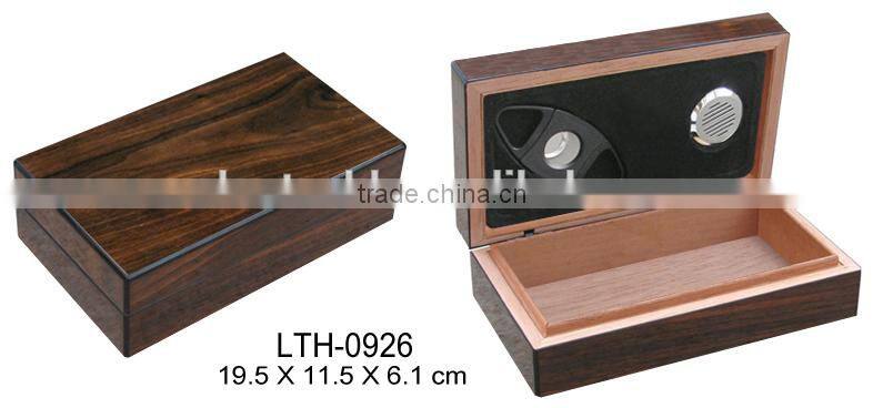 Gift packing set cigar travel humidor box