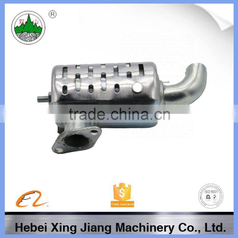 exhaust muffler for tractor engine