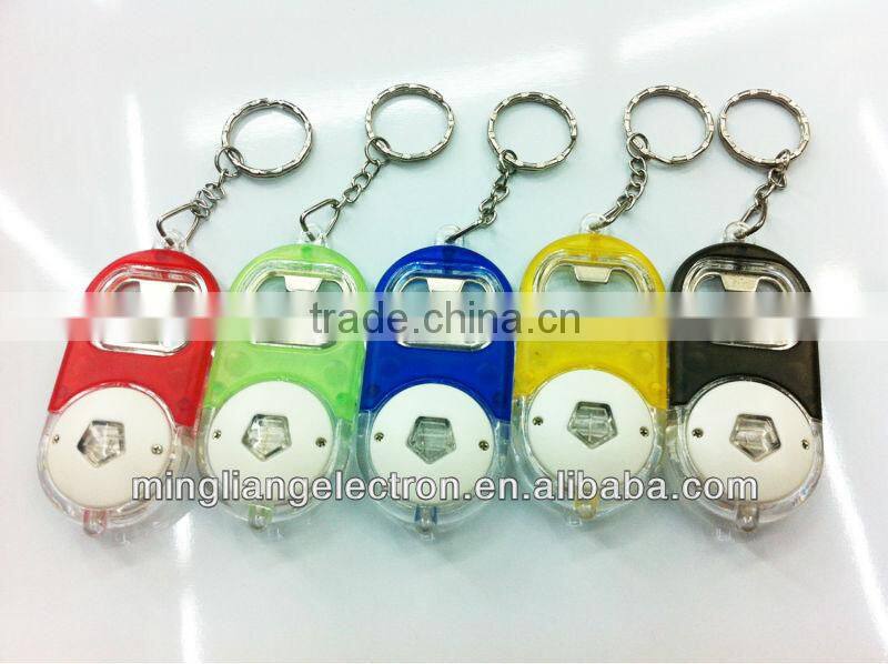 new bottle opener keychain with led light