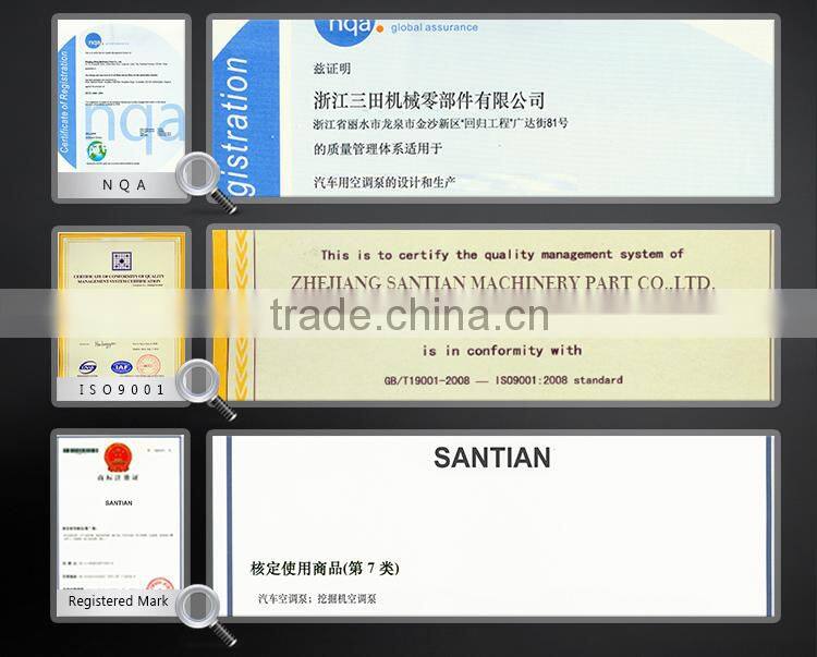 135MM 10S11C Portable Air Compressor for Car VIOS China Supplier