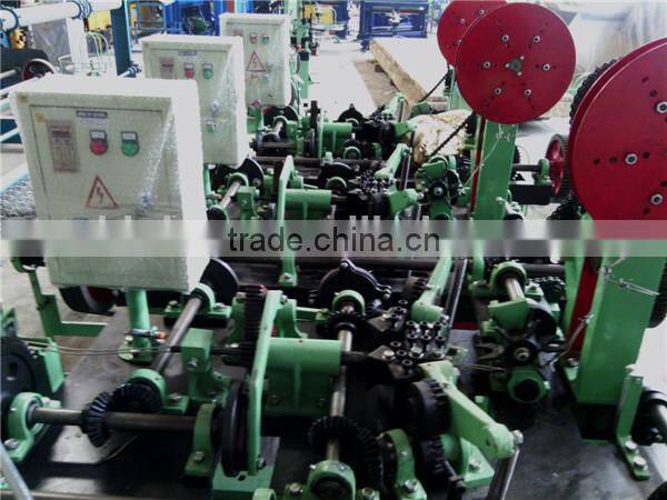 National defense iron barbed wire fence making machine