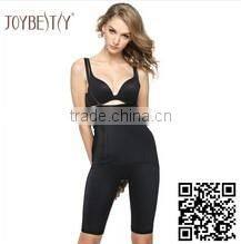 Firm Control Shapewear Open bust Bodysuit Body Shaper with 3 hooks