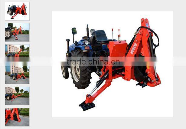 mini tractor excavator/ tractor mounted backhoe excavator with front end loader