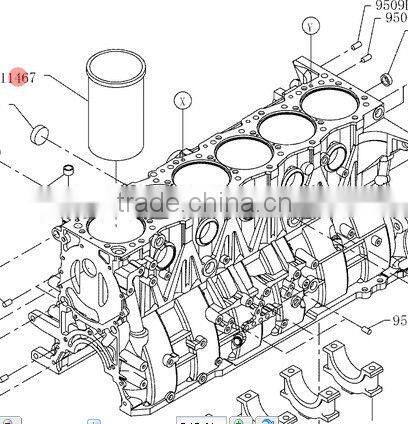 HINO J08E ENGINE LINER