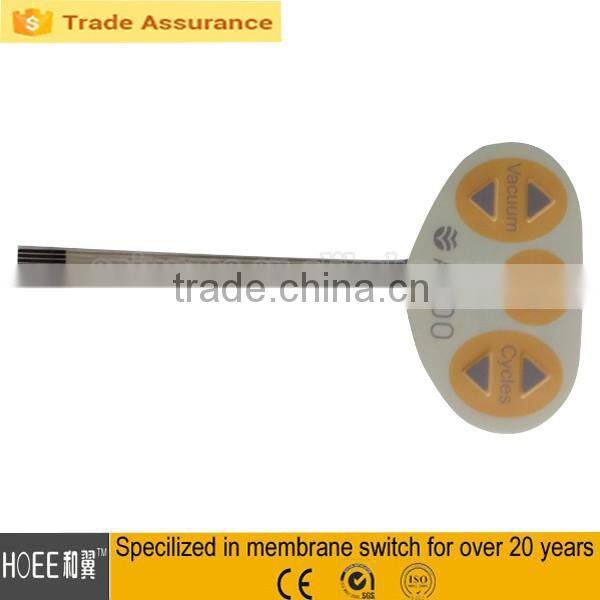 custom new type embossed button membrane switch