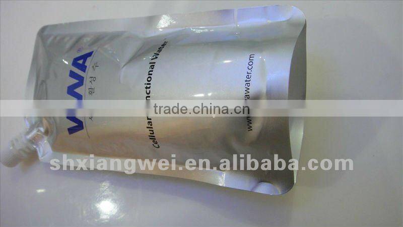 aluminum foil spout pouches for liquid