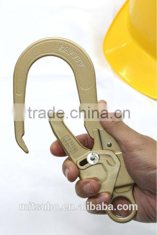 Gold&Black Double Lock Quick Release Lineman Metal Snap Hook